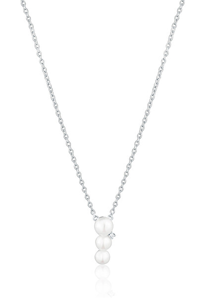 Collana da donna in argento con perle autentiche SVLN0695SD2P145