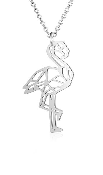 Pandantiv jucăuș din argint flamingo SVLP0555XH20000
