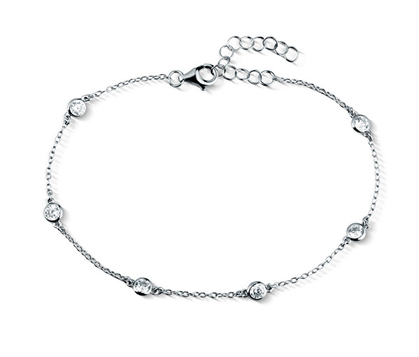 Bellissimo bracciale in argento con zirconi SVLB0336XK4BI18