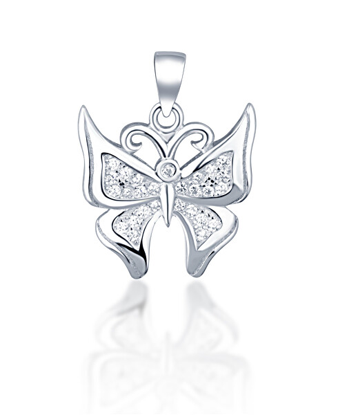 Gyönyörű ezüst medál Pillangó SVLP0301XI2BI00
