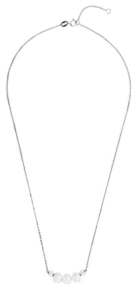 Elegante collana in argento con perle autentiche SVLN0757SH8P145