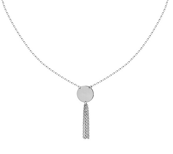 Slušivý stříbrný náhrdelník SVLN0201XH20045