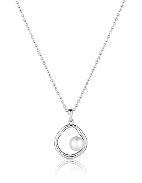 Collana in argento con perla autentica SVLN0574XK5P145 (catena, ciondolo)