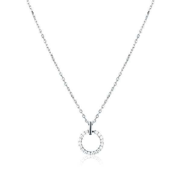 Collana in argento con anello scintillante SVLN0541XE9BI45