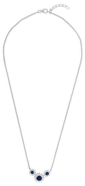 Stříbrný náhrdelník se zirkony SVLN0361SH8M145