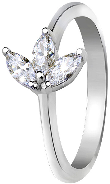 Stříbrný prsten s krystaly SVLR0286SI7BI