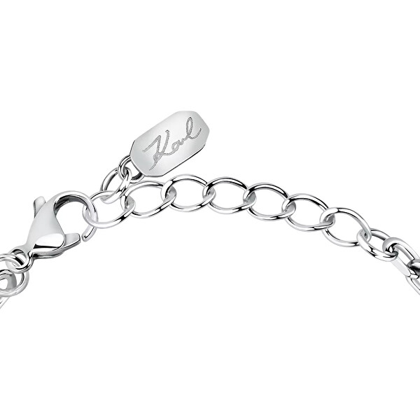 Elegantní ocelový náramek pro ženy Crystals KLAYC34
