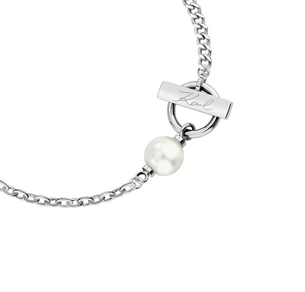 Oceľový náramok pre ženy Pearl KLAYR07