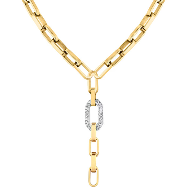 Pozlátený dámsky náhrdelník Chains KLARF01