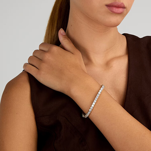 Tenisový pozlátený náramok pre ženy Lights KLBKE11
