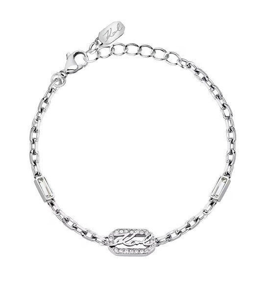 Elegantní ocelový náramek pro ženy Crystals KLAYC34