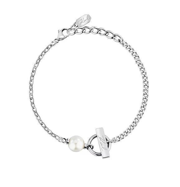 Oceľový náramok pre ženy Pearl KLAYR07