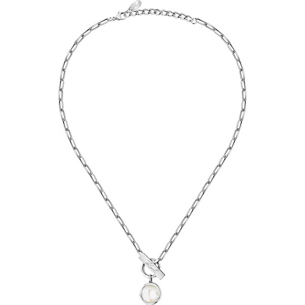 Stylový ocelový náhrdelník pro ženy Pearl KLAYR04
