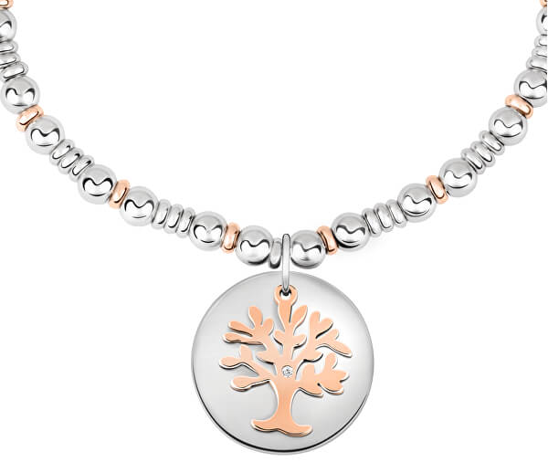 Bicolor Steel Bracelet Baum des Lebens LPS05APY07