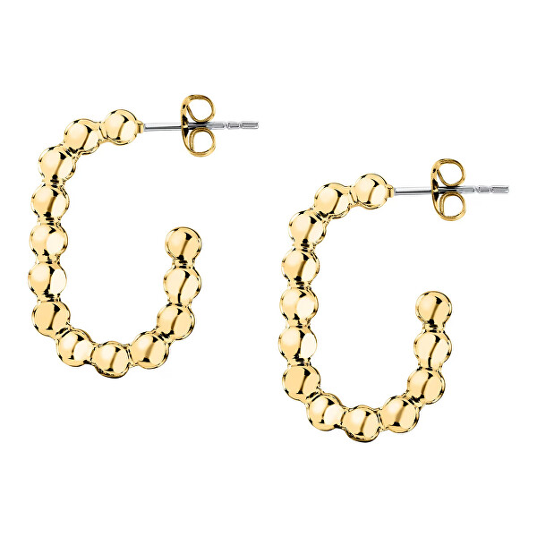 Designové pozlacené náušnice Earrings LPS01AYQ134