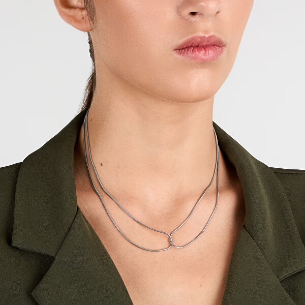 Dvojitý ocelový náhrdelník Friendship LPS10ARR119