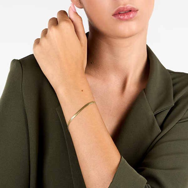 Elegantní pozlacený náramek Hádek Friendship LPS05ARR122