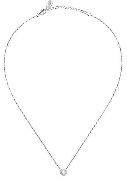 Elegantní stříbrný náhrdelník se zirkony Silver LPS10AWV05