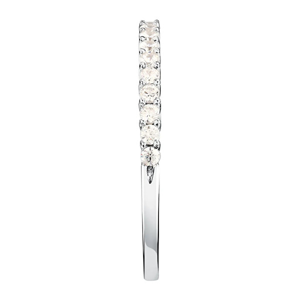 Elegantní stříbrný prsten se zirkony Silver LPS03AWV100