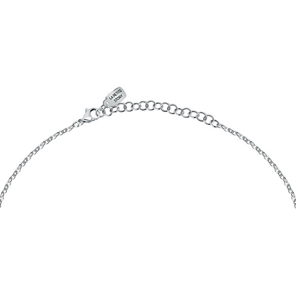 Nadčasový ocelový náhrdelník s přívěsky Family LPS10ASF07