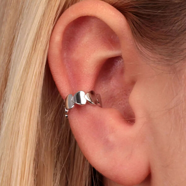 String einzelne Ohrringe mit Herzen LPS02ARQ165