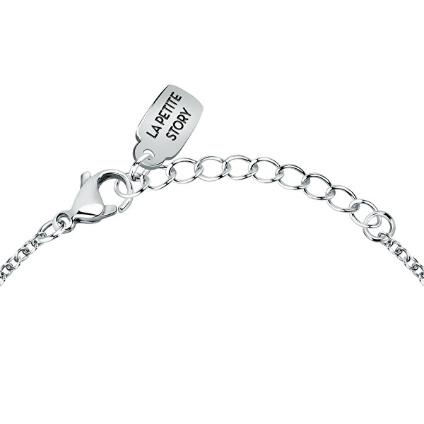 Bracciale in acciaio con cuori Love LPS05ASD56