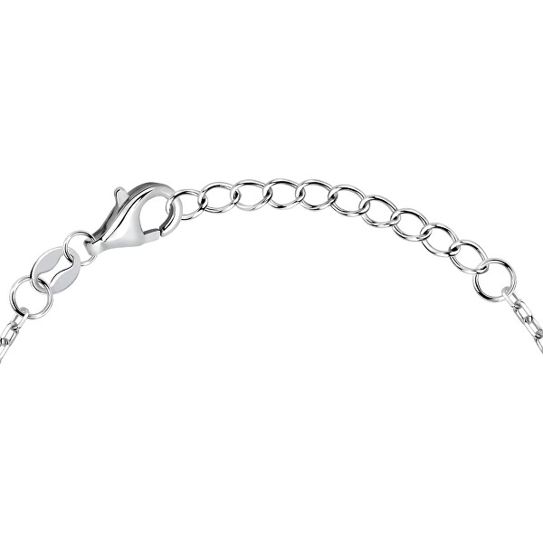 Romantický stříbrný náramek se zirkony Silver LPS05AWV80