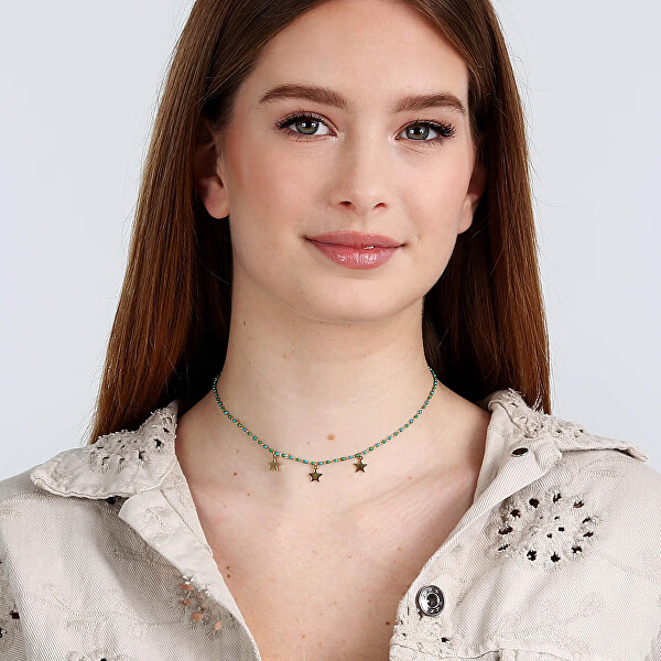 Stilvolle Halskette mit Sternchen Friendship LPS10ARR12