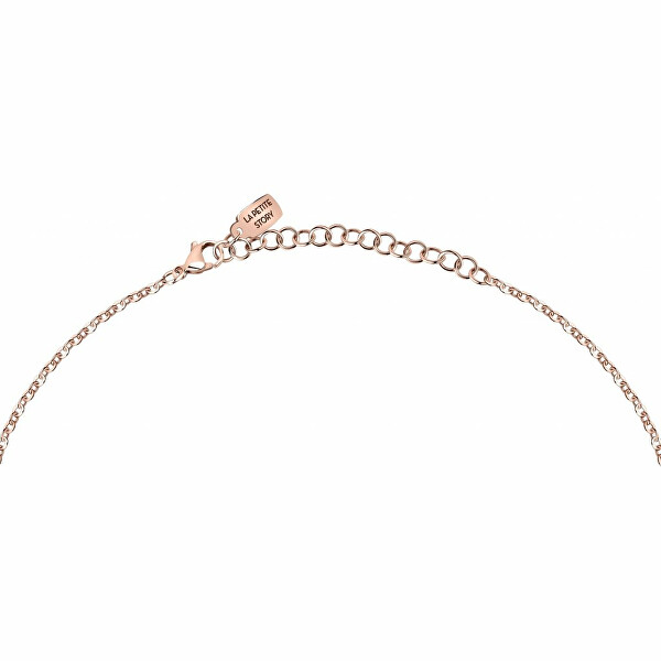 Štýlový bronzový náhrdelník s príveskami Friendship LPS10ARR05