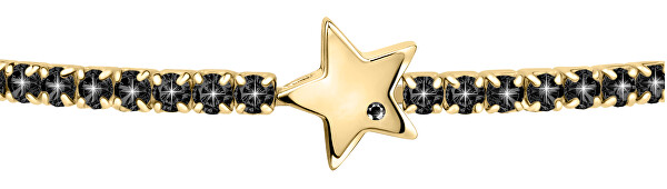 Csillogó aranyozott karkötő Csillag LPS05APZ16