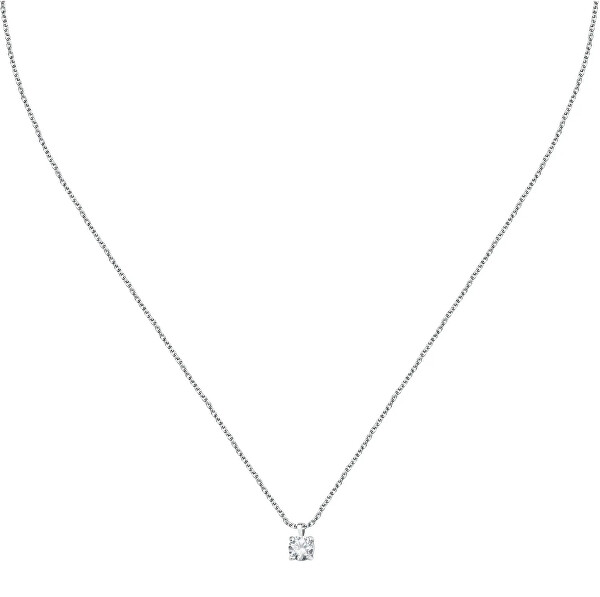 Strieborný náhrdelník s čírym zirkónom Silver LPS10AWV08