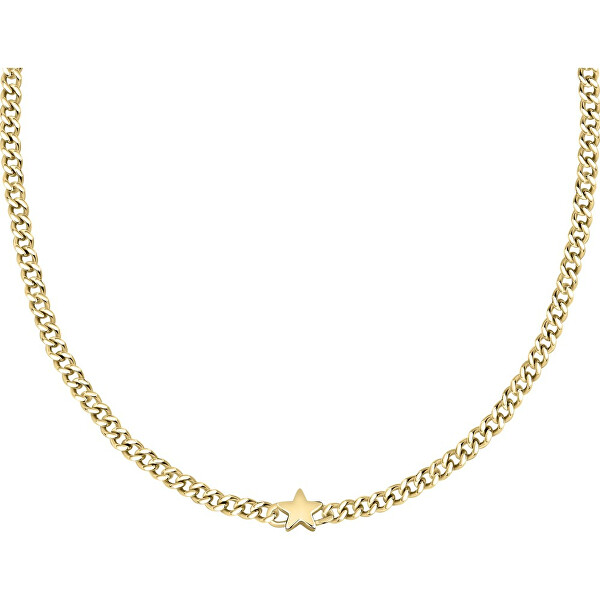 Stilvolle vergoldete Halskette Stern Frienship LPS10ARR03