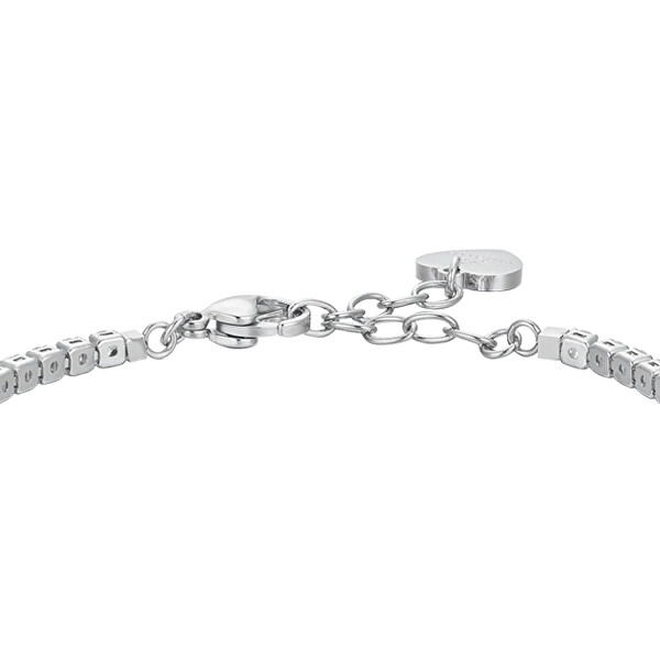 Luxusní tenisový náramek se zeleným zirkonem BK2741