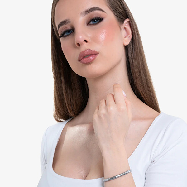 Půvabný ocelový náramek pro ženy Hádek BK2784