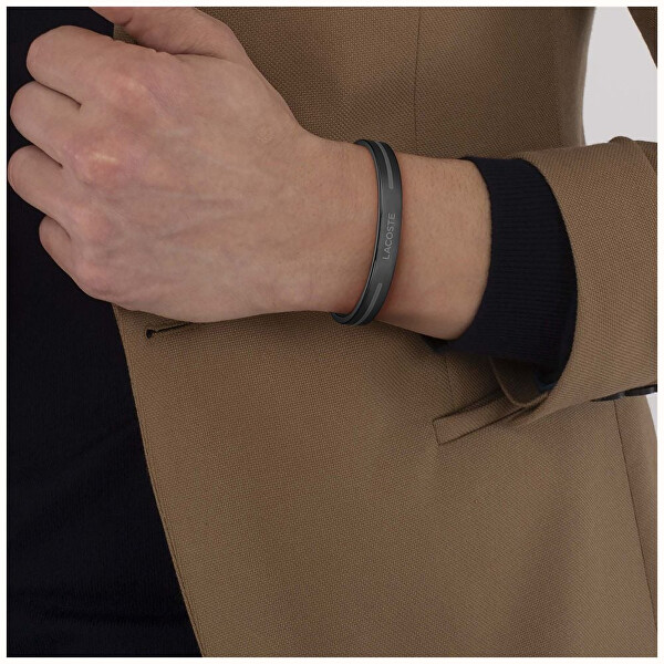 Černý otevřený náramek Adventurer 2040528