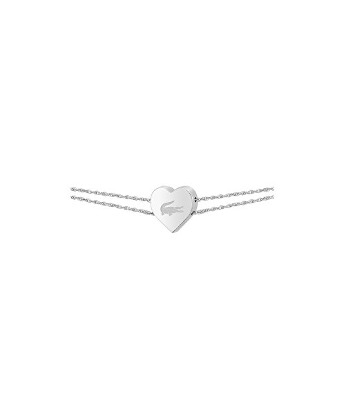 Bracciale romantico in acciaio Cuore 2040396