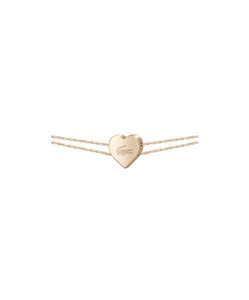 Bracciale romantico in oro rosa Cuore 2040397