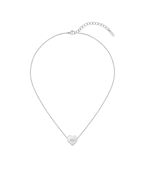 Elegante collana in acciaio con cuoricino 2040394