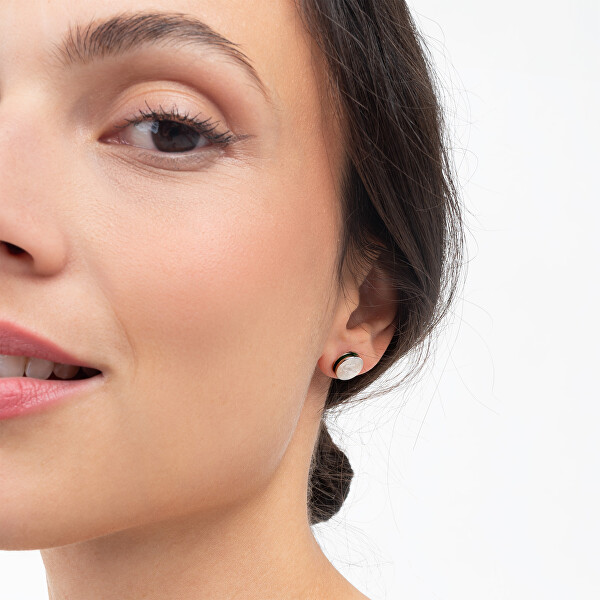 Stylové ocelové náušnice pecky Baseline 2040085