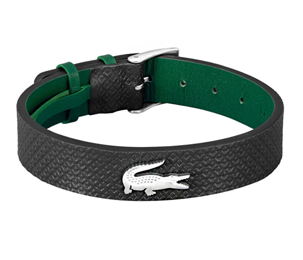 Moderní kožený náramek Lacoste 12.12 2040387