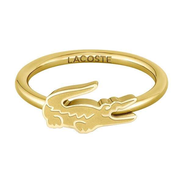 Originální pozlacený prsten Crocodile 2040054
