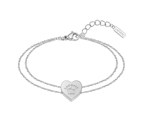 Bracciale romantico in acciaio Cuore 2040396