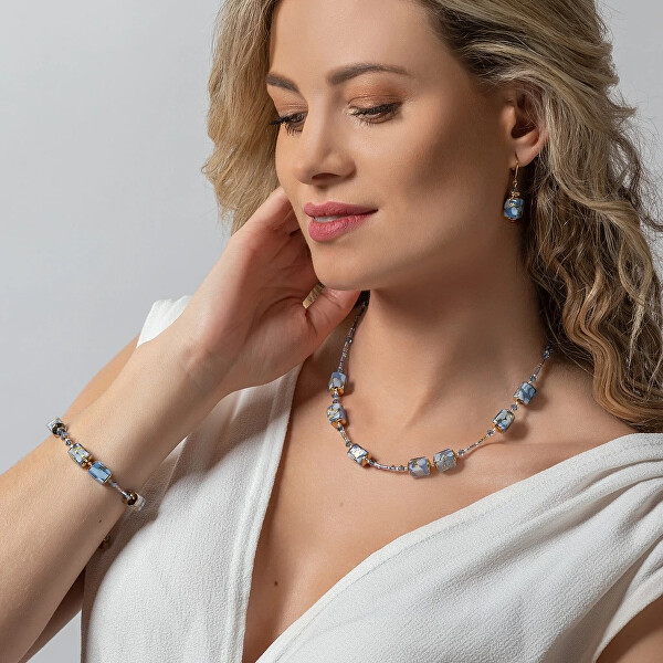 Náušnice Heavenly Glow 2 s 24karátovým zlatem v perlách Lampglas ECU60