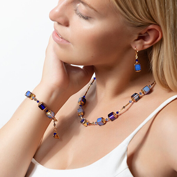 Außergewöhnliche Iceglas NCU15 Perlenkette für Damen