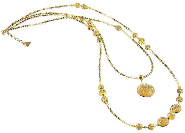 Očarujúce náhrdelník Honey Bee s perlami Lampglas NDP3