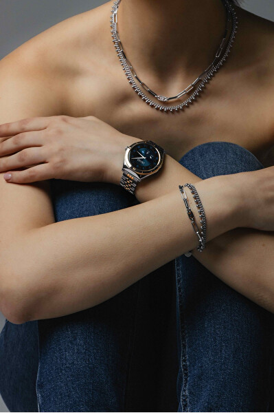 Dvojitý fashion náramek z oceli LJ2999
