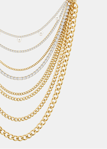 Nepřehlédnutelný vrstvený náhrdelník pro ženy LJ3077