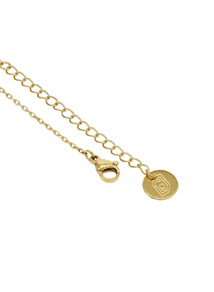 Okouzlující pozlacený náhrdelník se zirkony Essential LJ2505