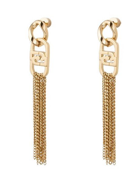 Fashion dlouhé náušnice s visacími řetízky LJ3057