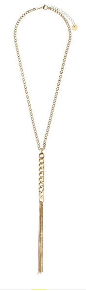 Fashion dlouhý pozlacený náhrdelník LJ3056
